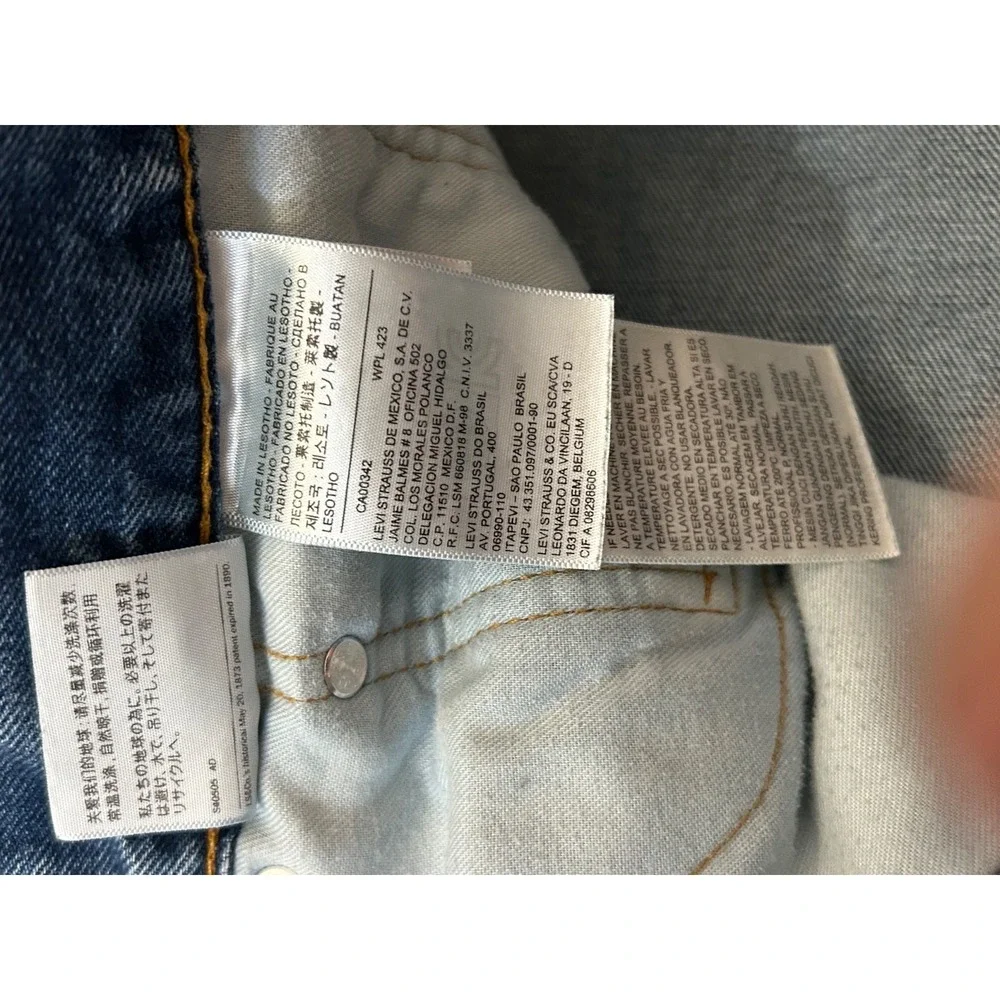Levi's 505 Men's Jeans 36x29 Straight Leg Blue Denim Classic Fit USA